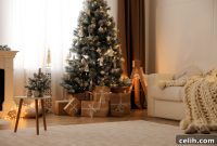 Glamorous White and Gold Christmas Tree Inspirations