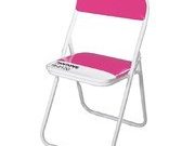 Chic Comfort: Pantone Honeysuckle Pink Folding Chair