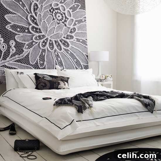 letc-monochrome-bedroom Monochrome bedroom
