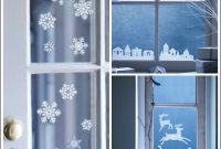 Festive Winter Window Decals