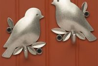 Decorative Pewter Bird Hook