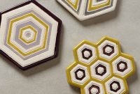 Adelaide Geometric Earthenware Coasters