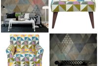 Triangle Takeover Geometric Style for Wallpaper and Furniture