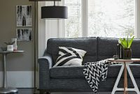Parker Knoll Montana Sofa Anchors a Chic Mid-Century Monochrome Living Room