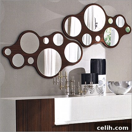bubbles-mirror Fun and funky Bubbles mirror