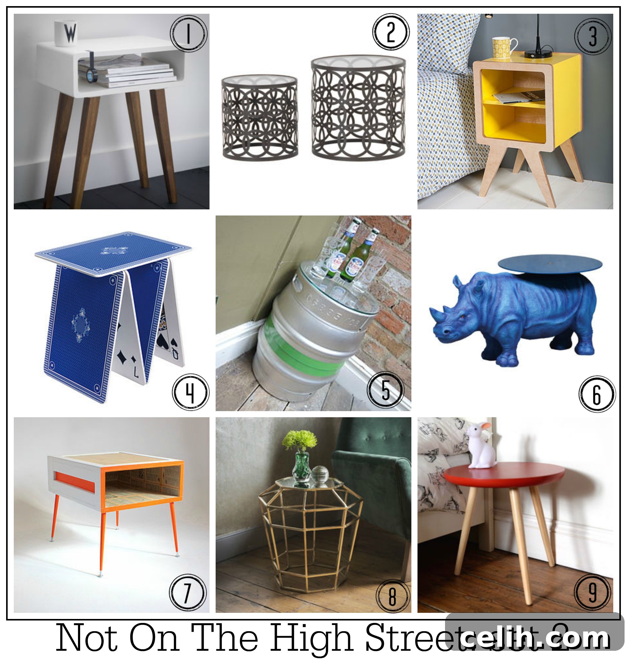 Original funky design side table