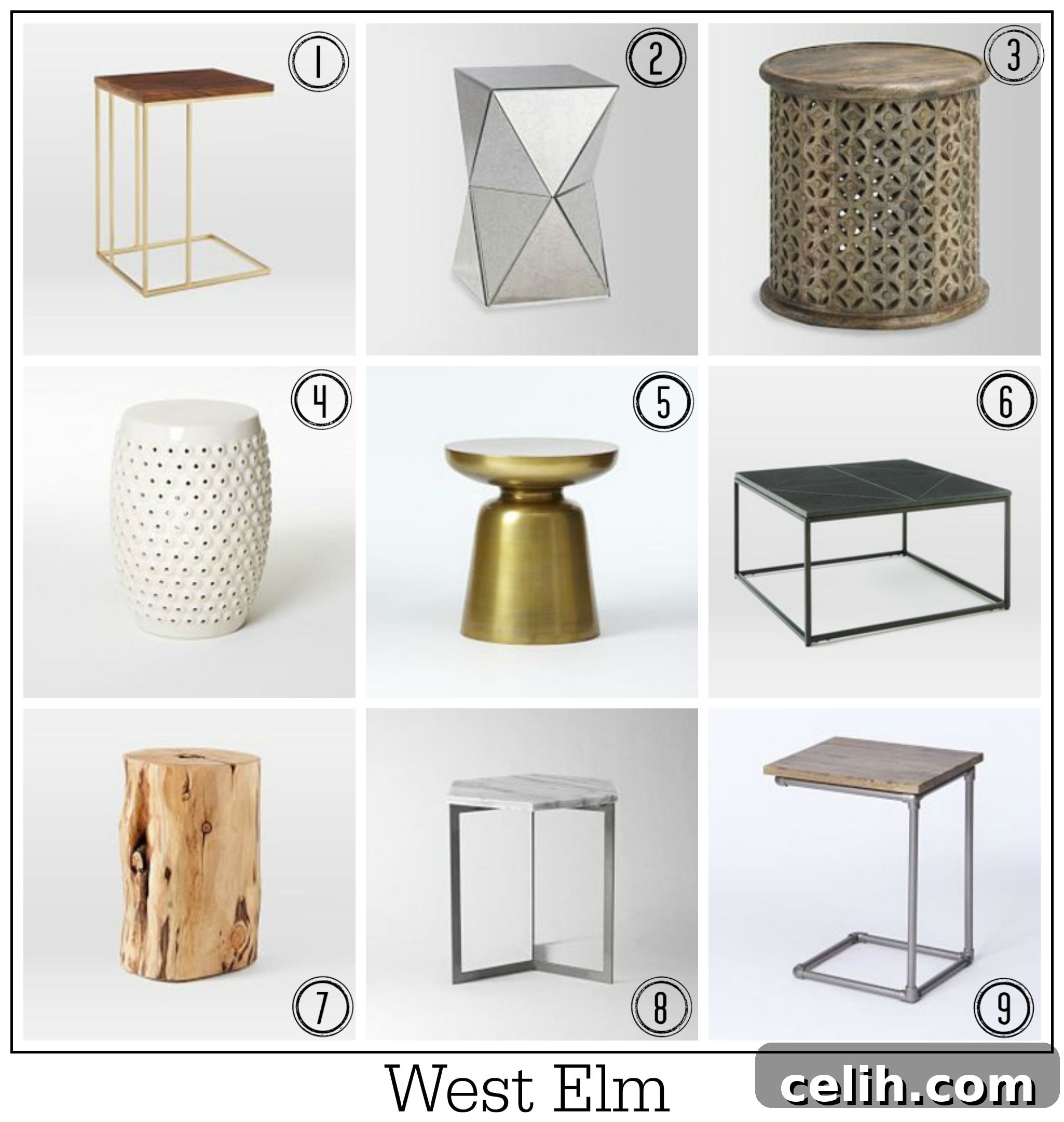 Top 100 side tables by Fresh Design Blog
