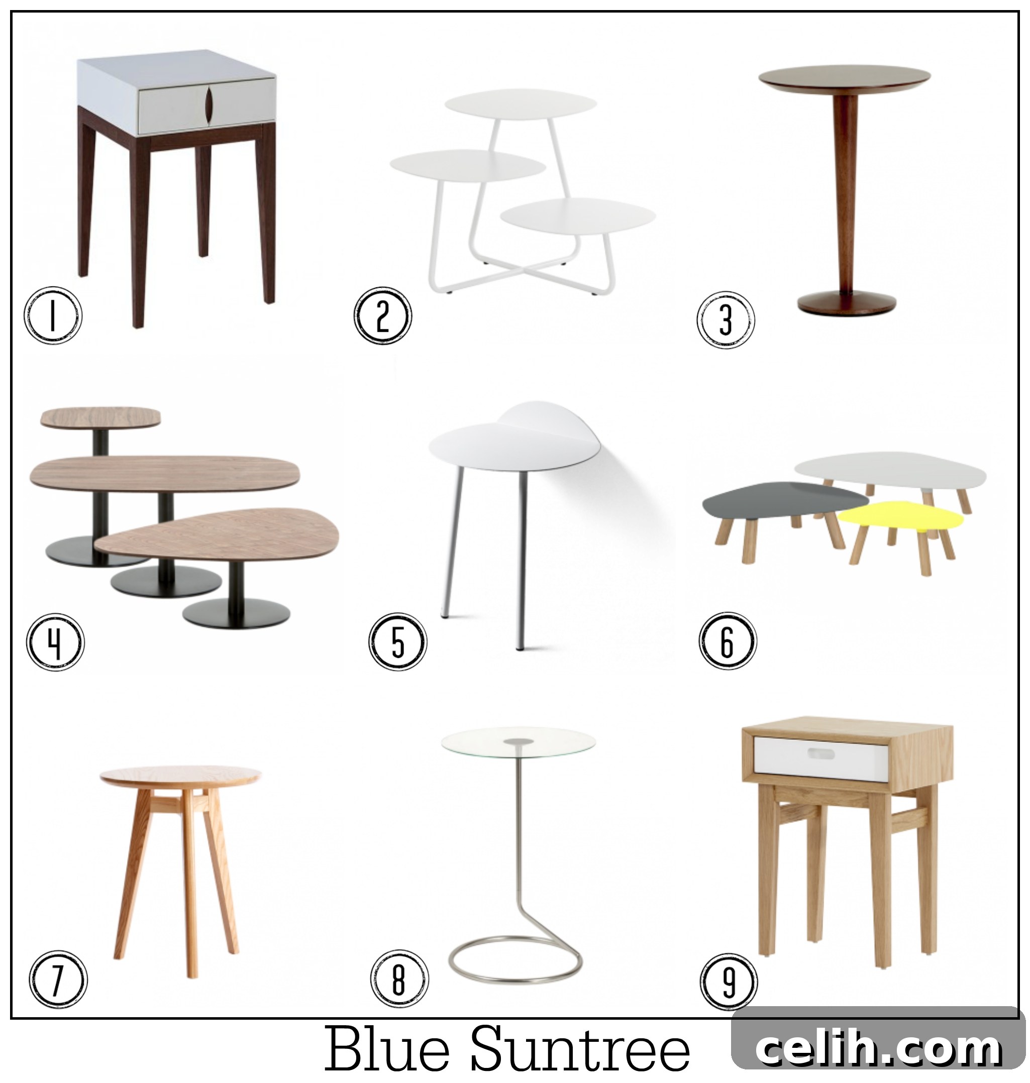 100 best contemporary side tables