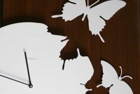 Susanne Philippson Whimsical Butterfly Clock