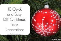 Instant Holiday Sparkle: 10 Easy DIY Ornaments