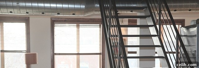 Industrial interior design elements