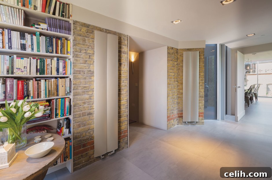 Bisque Lissett contemporary radiator - perfect for a modern home