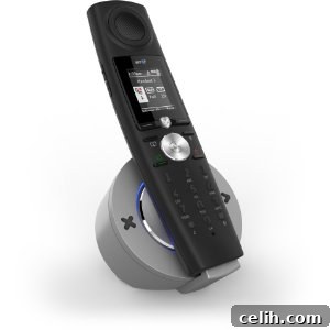 The BT Halo cordless phone uses bluetooth technology to sync with your mobile, ensuring clear calls