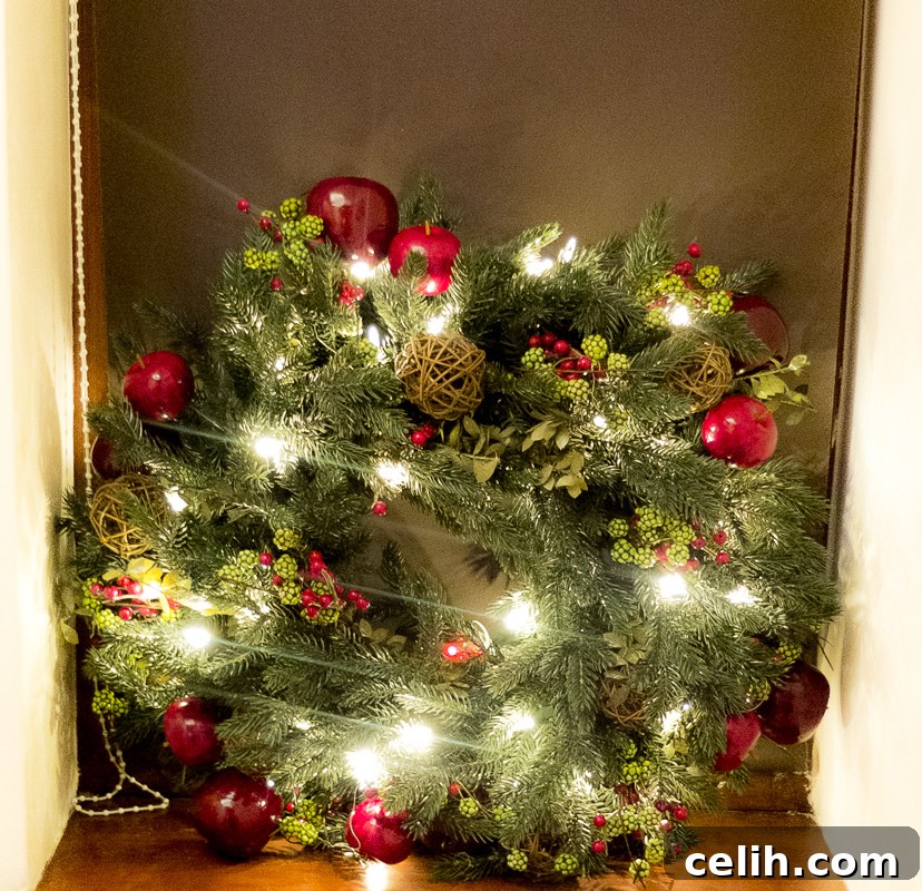 Balsam Hill: Crafting Unforgettable Christmas Memories 7 Gorgeous festive wreath from Balsam Hill, a perfect Christmas home decoration for a welcoming entrance