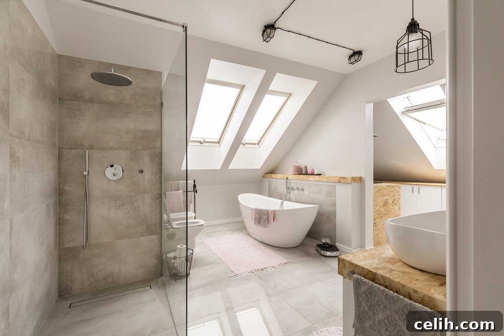 Smart Home Extension Planning Guide 3 A stunning loft conversion transformed into an elegant bedroom with an en-suite bathroom, featuring ample natural light and modern design.