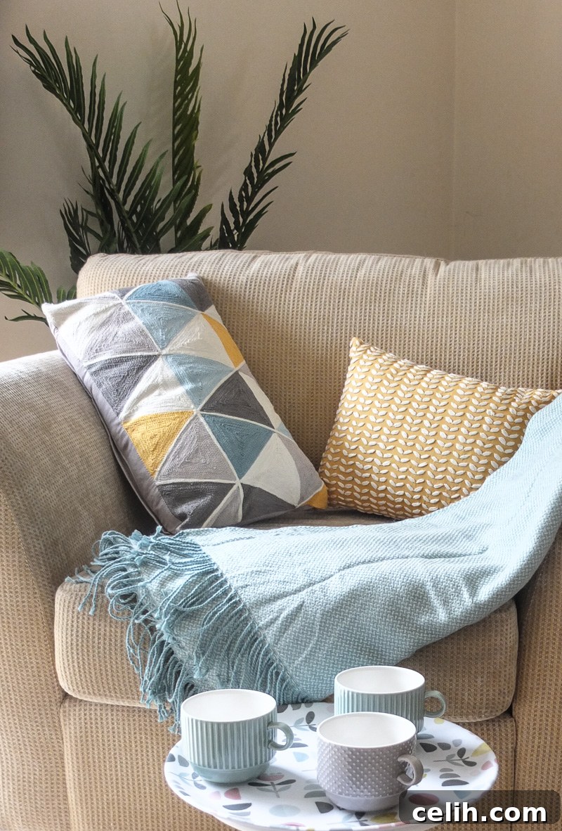 Budget-Friendly Bliss: Spring Home Updates with Sainsbury's Ethereal Collection 2 How to update your living room for Spring using affordable home accessories and soft furnishings