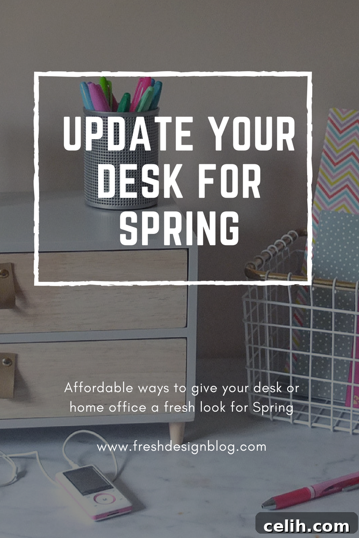 Budget-Friendly Bliss: Spring Home Updates with Sainsbury's Ethereal Collection 11 If your desk is looking a bit tired, why not refresh it for Spring with a new update? It needn't be expensive, these products make it affordable.