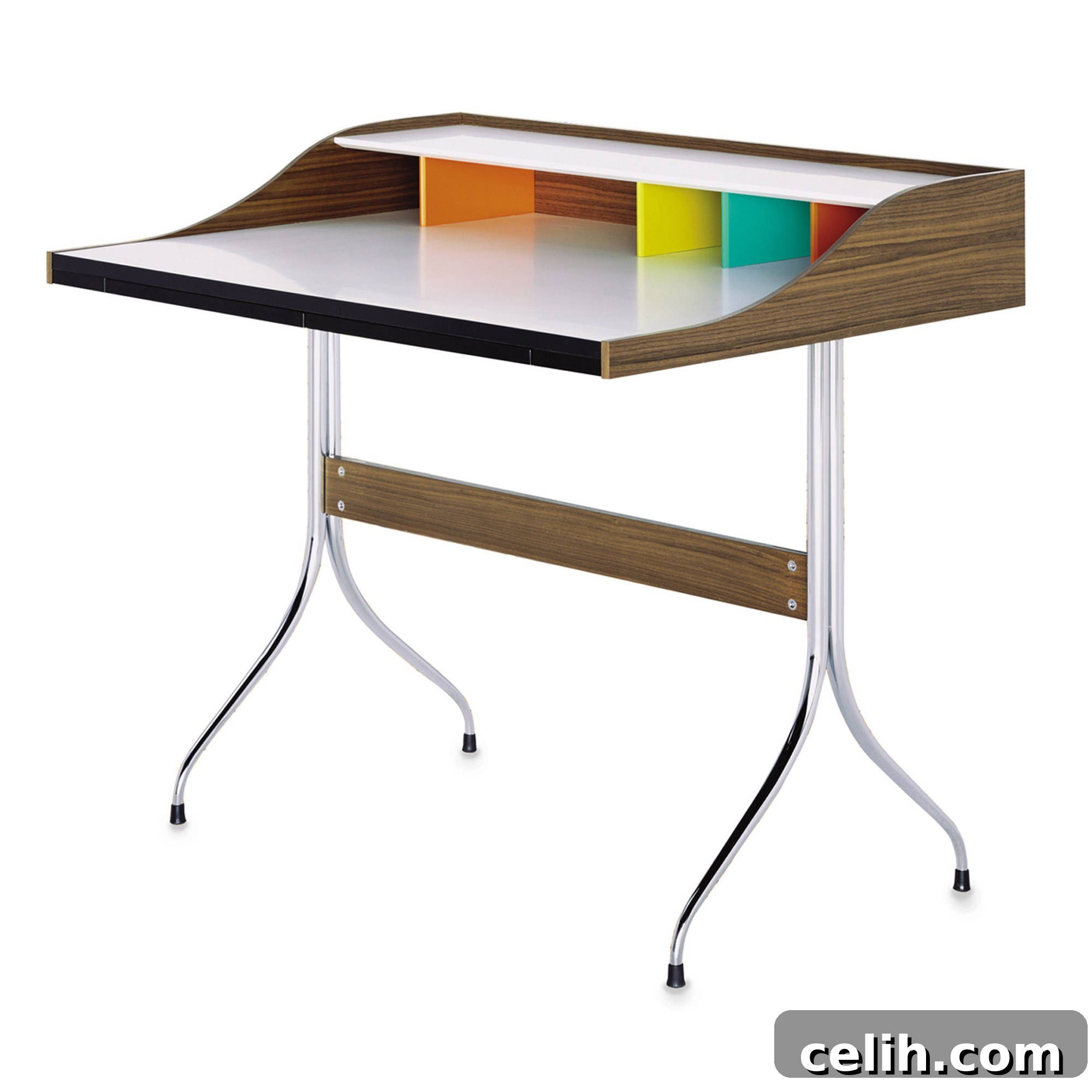 The Best of Vitra Fresh Takes on Furniture Classics 2 Classic Vitra Home Desk designed by George Nelso