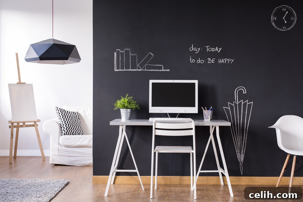 Creating zones in your home office or study can be a more functional way to work