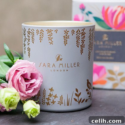 Gorgeous scented home fragrance products from Sara Miller London