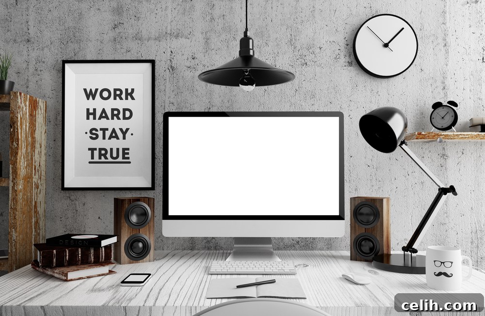 Transform your underutilized garage into a dedicated and productive home office space.