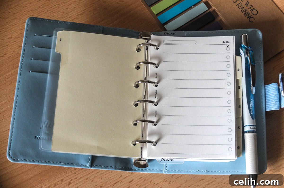 Design Your Ideal Life: Powered by Filofax 7 Make notes, write lists, tick tasks off using a Filofax pocket organiser
