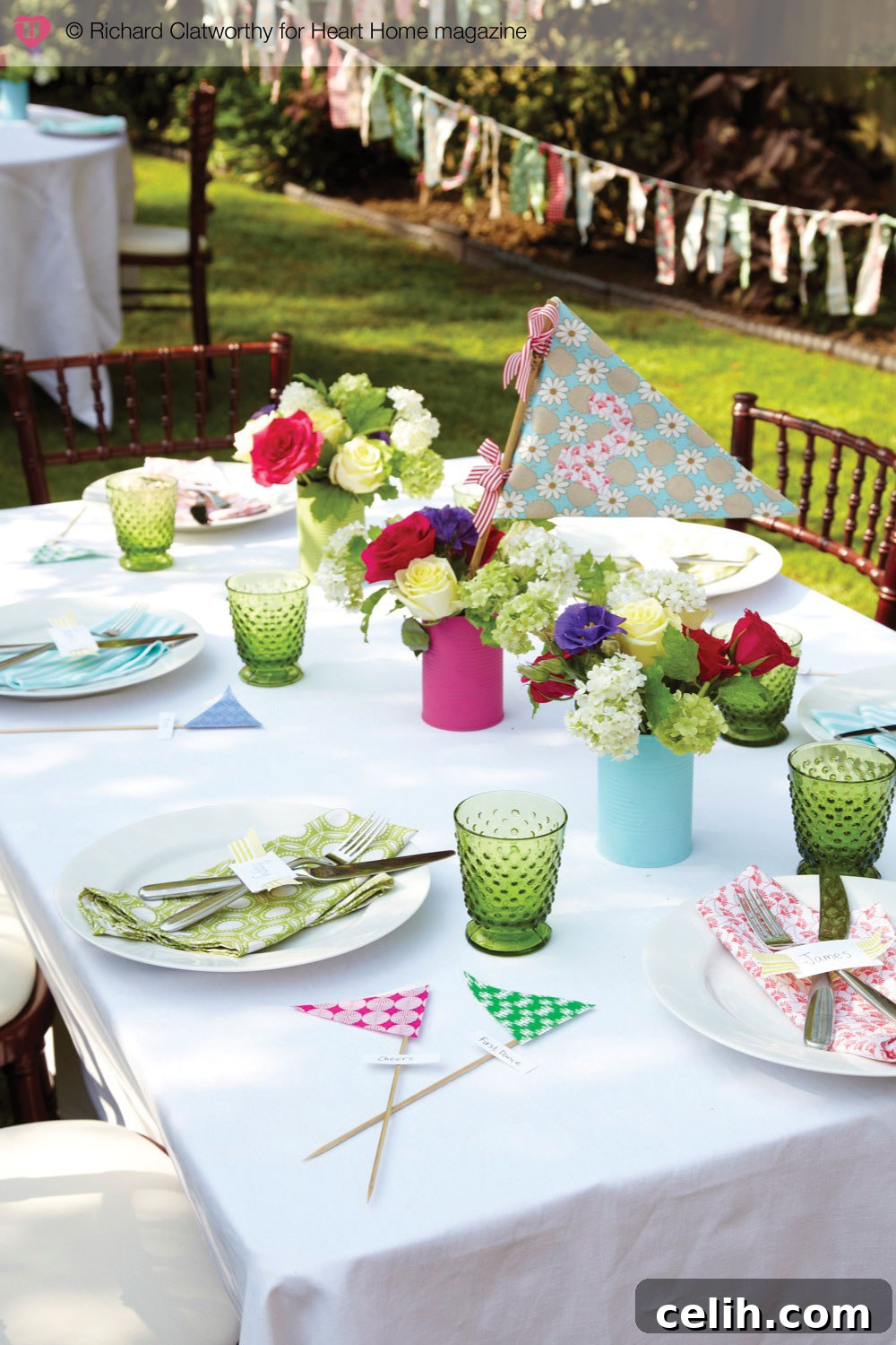 How to style and decorate for an outdoor garden party