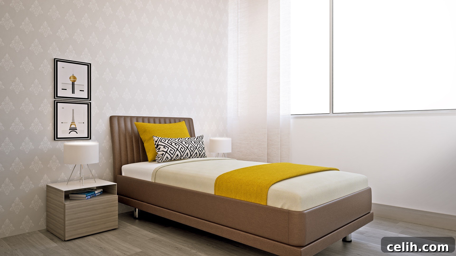 Selecting Your Dream Bedroom Floor 5 Embrace sustainability with bamboo flooring: A durable and eco-friendly choice for bedrooms.