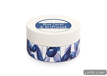 Your Summer Sanctuary: Scented Candles for a Blissful Home 7 Cute little blue coral and driftwood scented candle from Paddywax, great to take when travelling