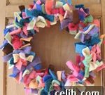 Rustic Upcycled Wool Wreath
