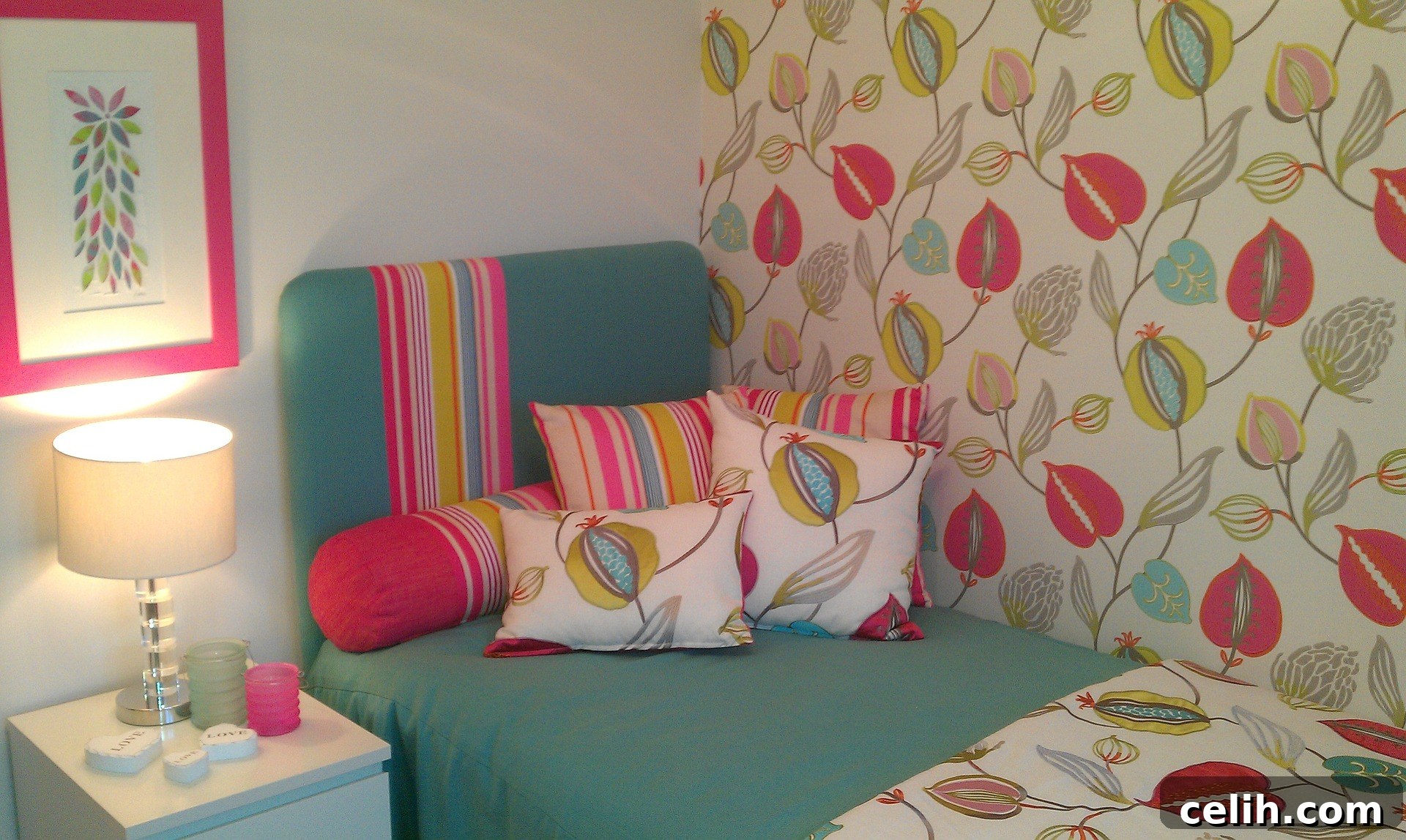 Liven your home decor up a bit with the addition of an accent wall or two