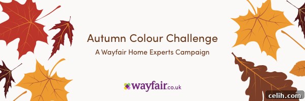 Inspiring ideas on how to style your home for autumn with curated homeware from Wayfair