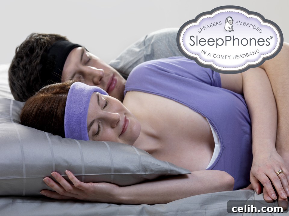 Clever idea to make using headphones in bed more comfortable