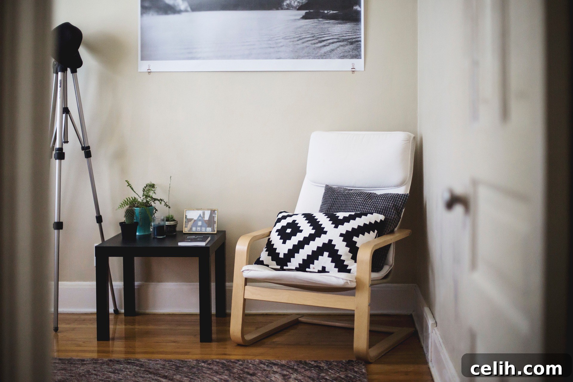 Use a statement piece of furniture such as chair or sofa to provide a focal point in your living room
