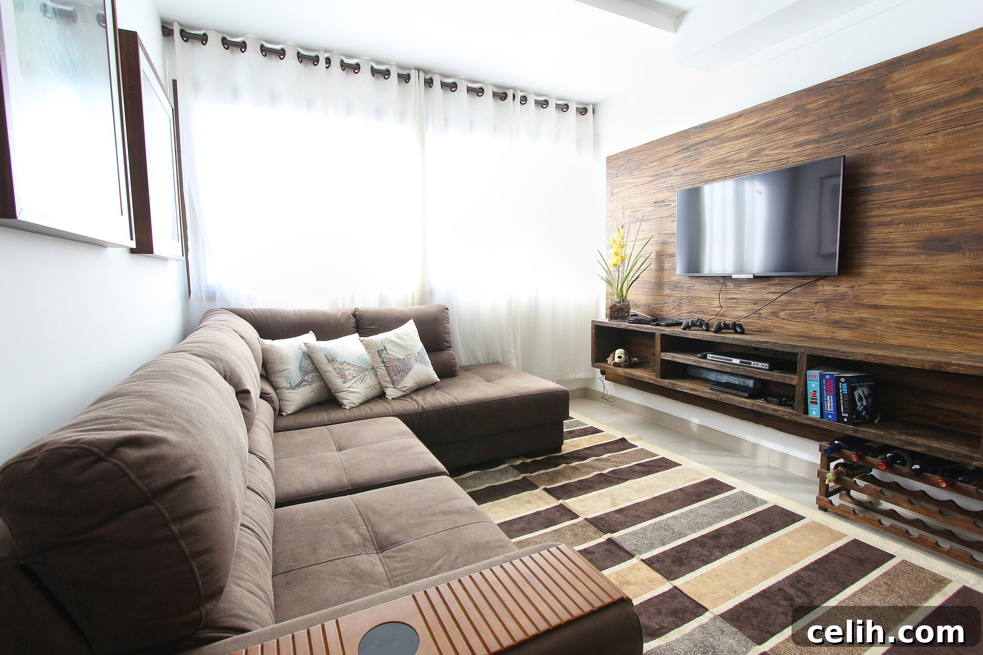 Ideas for decorating and accessorising a modern living room