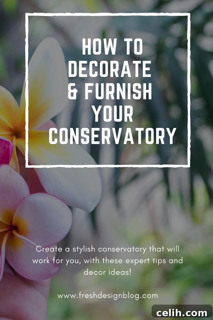 Discover tips and ideas for decorating, furnishing and making the most of your conservatory all year around