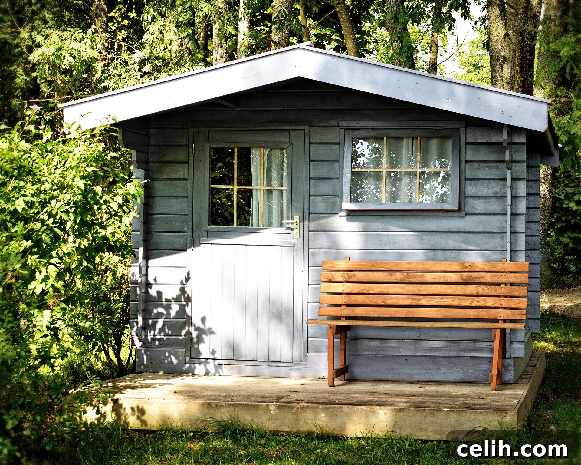 If you need extra storage for gardening equipment or bikes, why not have a shed