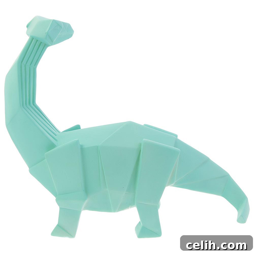 Light up your desk or bedroom with a quirky diplodocus LED lamp