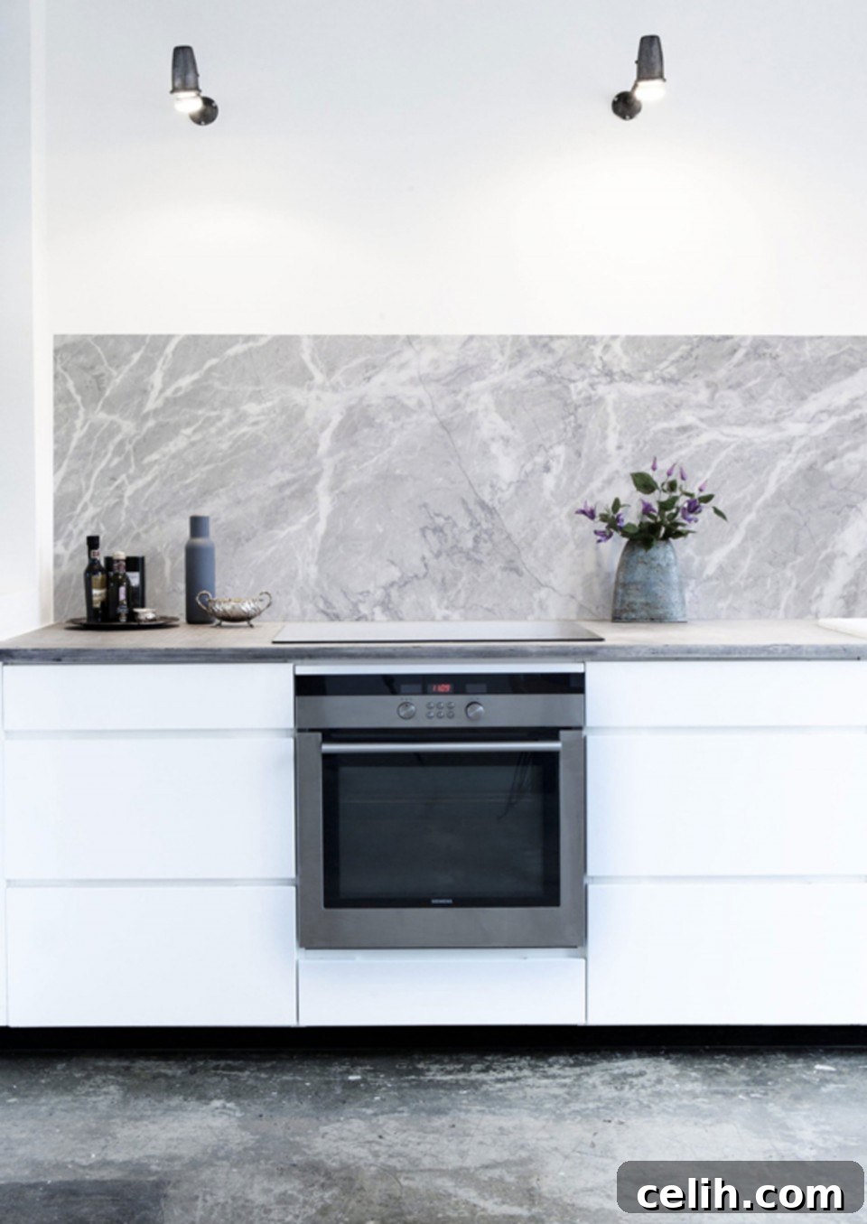 KitchenWalls Wallpaper Your Easy Splashback Solution 2 Discover the easy way to create a marble effect splashback in your kitchen with specialized wallpaper.