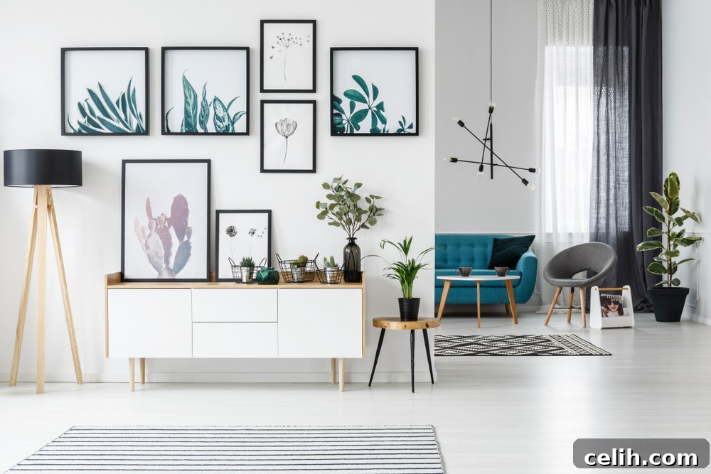 Having neutral walls in your home allow you plenty of opportunity to add colour and design through furniture, art and accessories