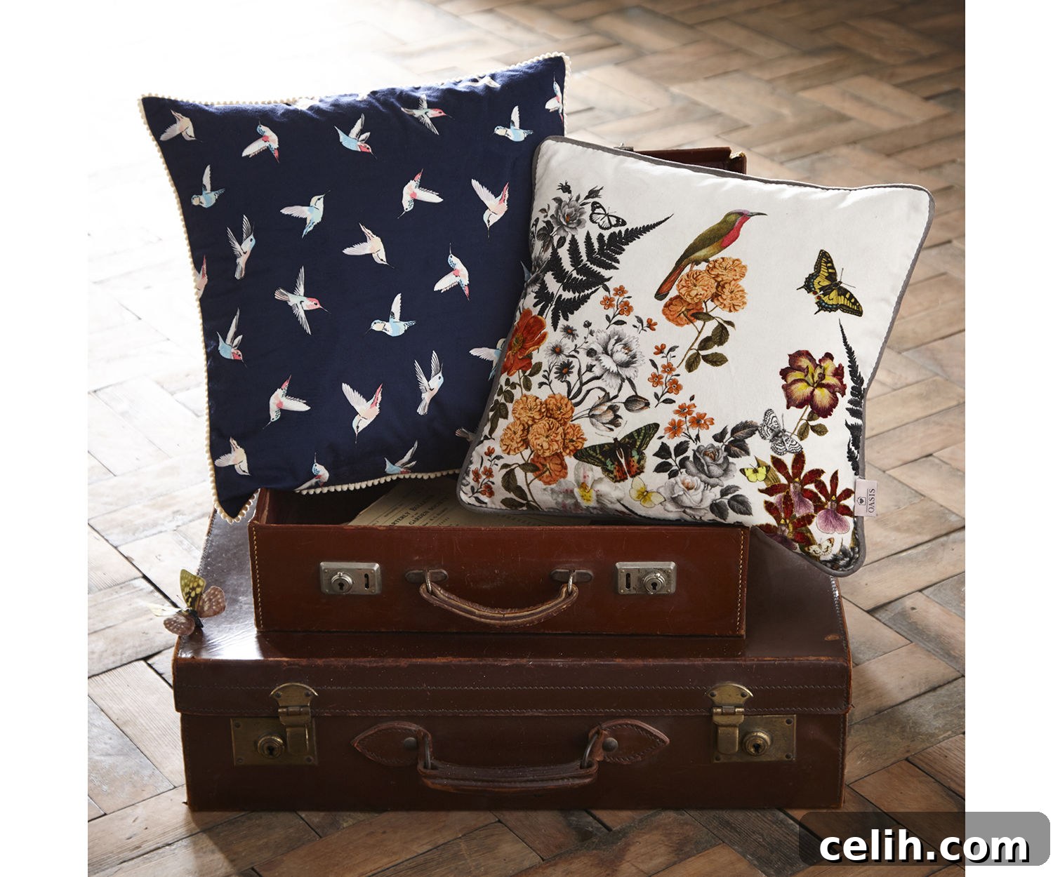 Oasis now sells homeware, including cushions and bedding with stylish designs