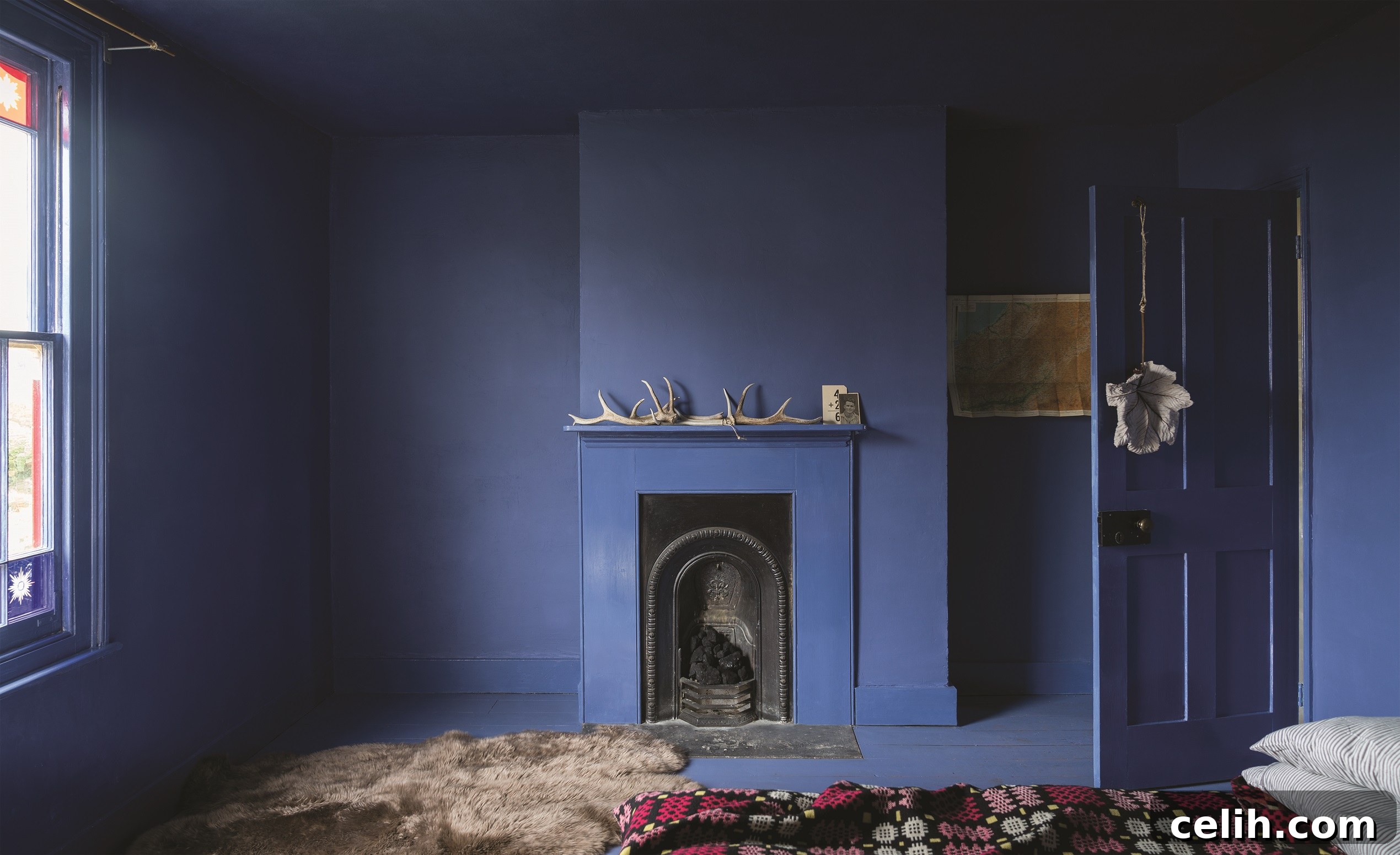 For a contemporary decor look, try painting your walls and skirting boards in the same colour