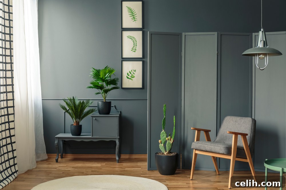 Walls That Unlock Interior Freedom 3 Elegant freestanding room divider screen effortlessly partitions an open-plan living area, adding flexibility and style.