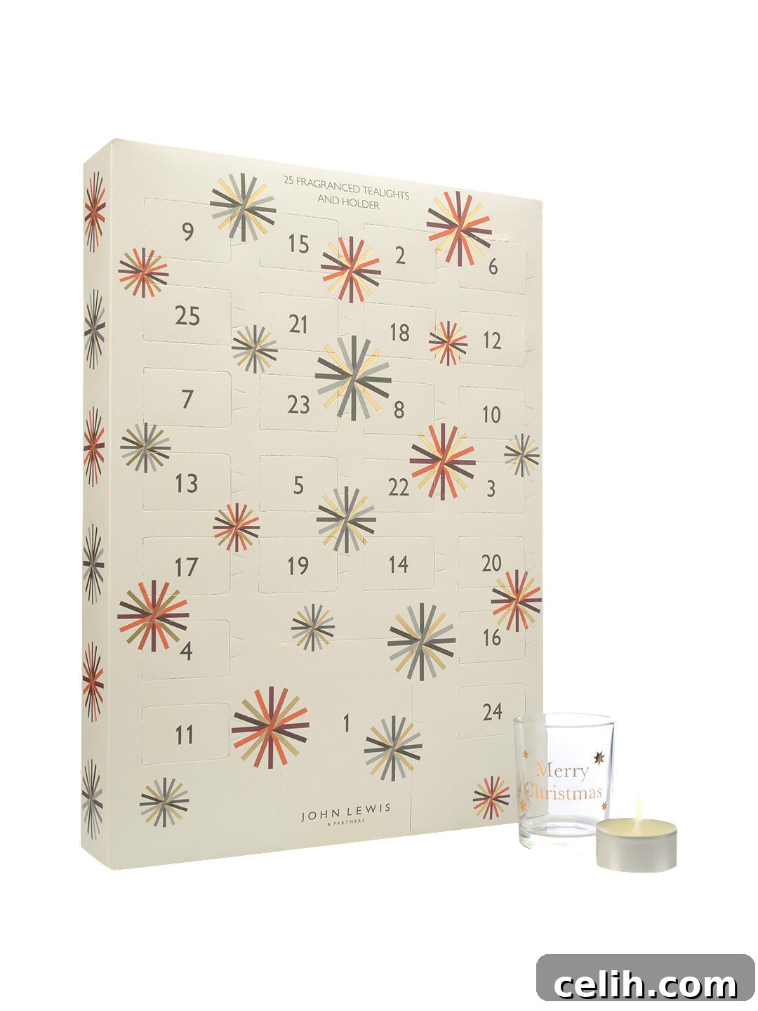 Scented tealight candles abound in this Christmas advent calendar dedicated to scented candle