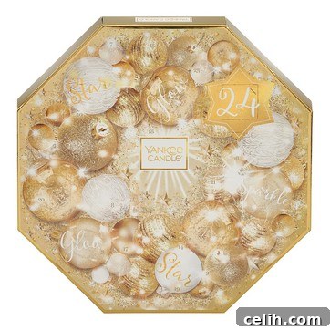 Celebrate advent with a scented advent calendar from Yankee Candle