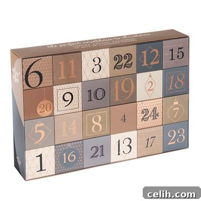 Countdown to Christmas with the help of a coffee themed advent calendar