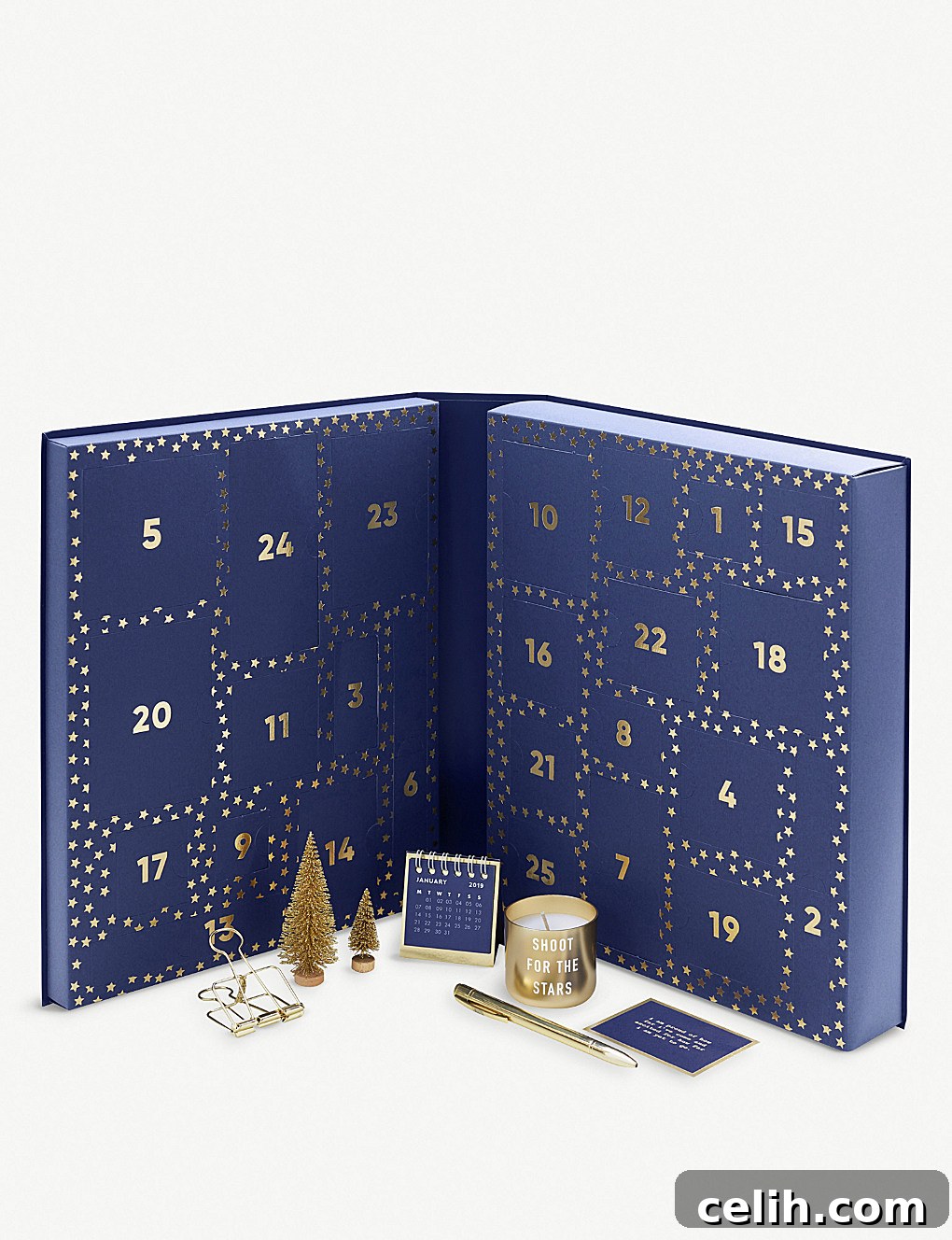 Countdown to Christmas with a stationery advent calendar