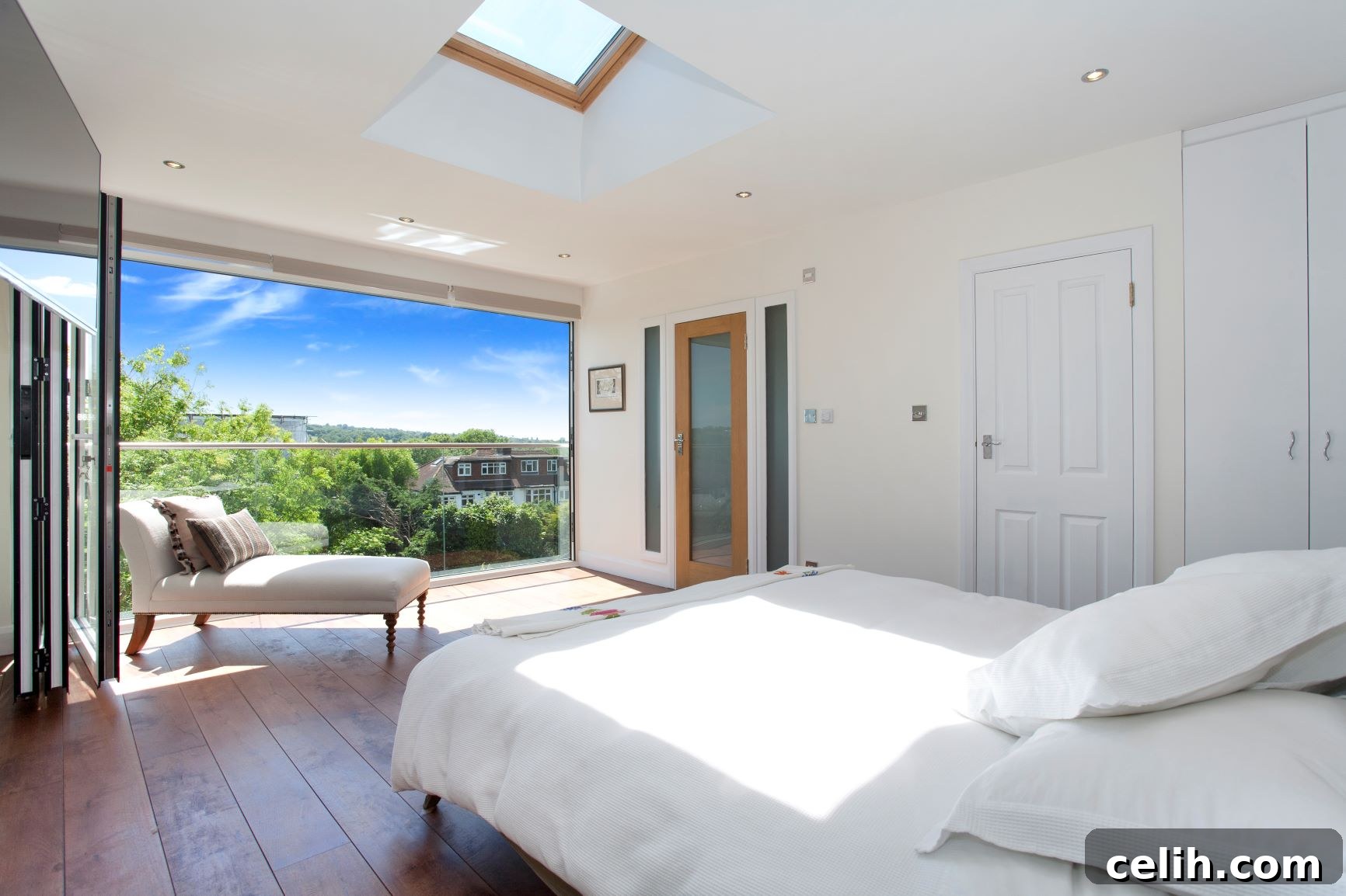 Stunning modern loft conversion by Abbey Lofts. Getting the lighting right is one of the keys to styling a loft conversion.
