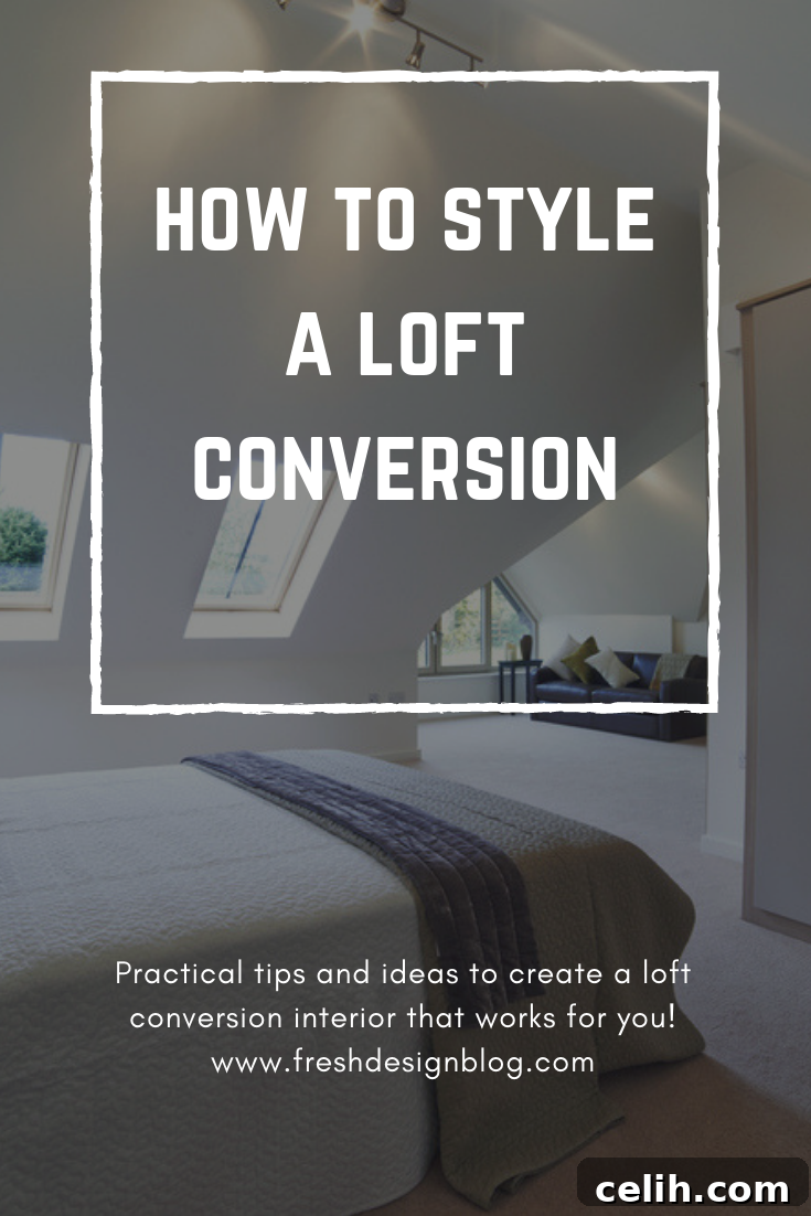 Practical tips and ideas for creating the perfect interior in your new loft room conversion, perfect for future reference.