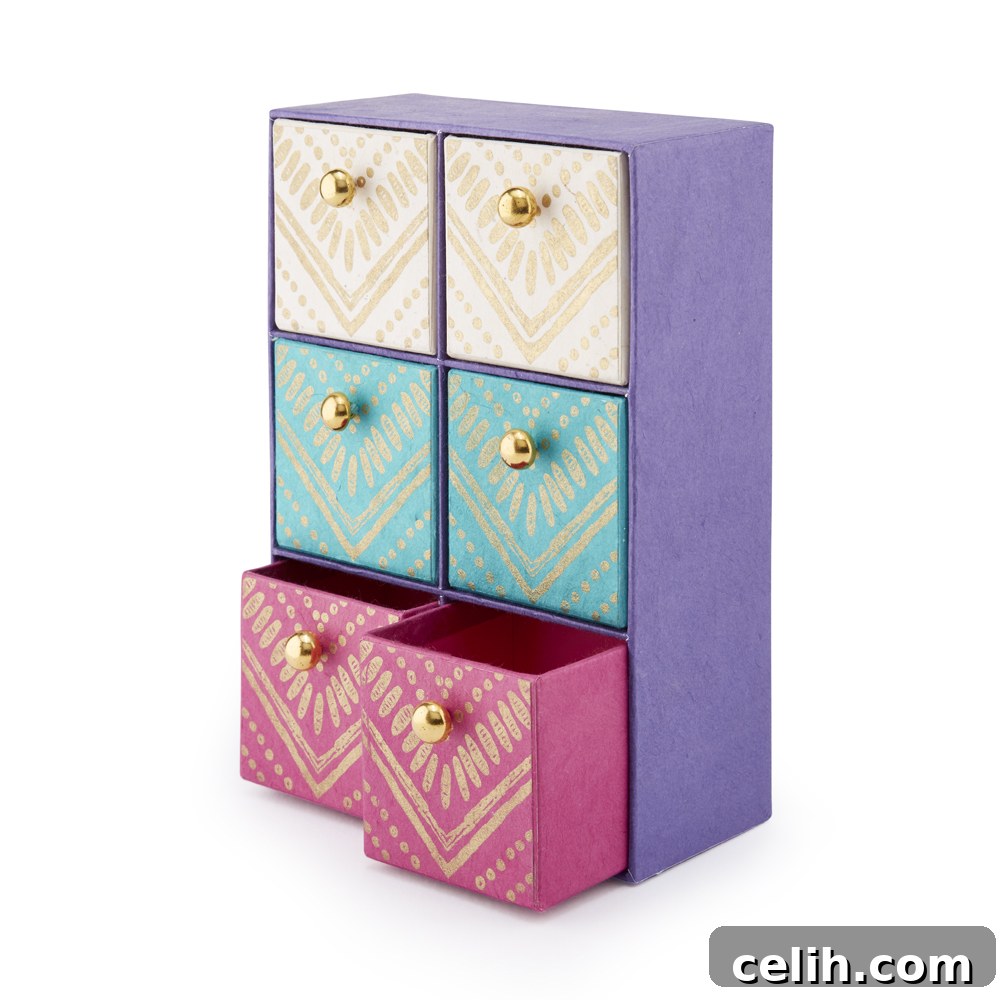 Recycled Fair Trade handmade storage drawer, perfect for small items